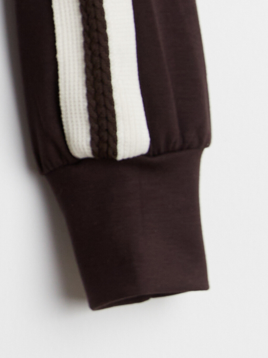 Kahverengi Soft Touch Kadın Sweatshirt Tunik-3