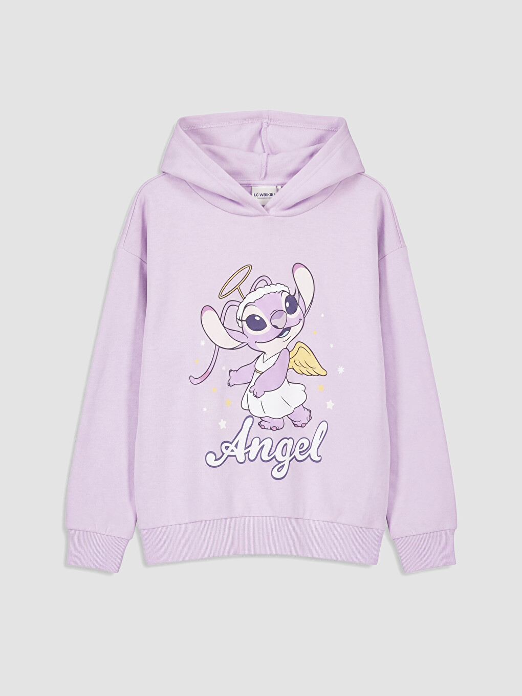 Angel Printed Girls' Tracksuit Set-1