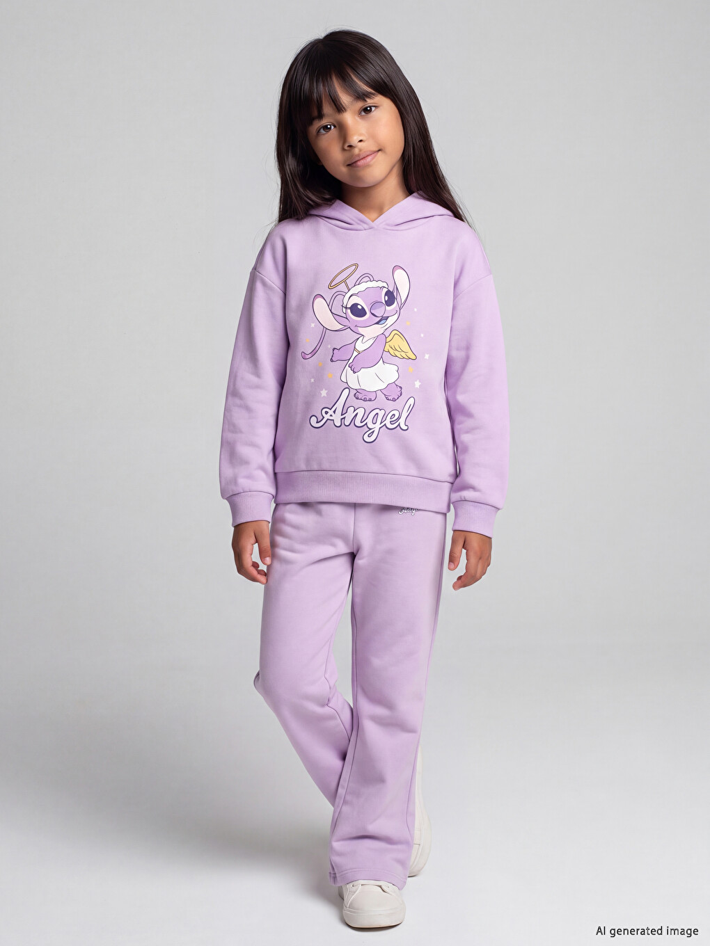  Set de trening pentru fete imprimat Angel