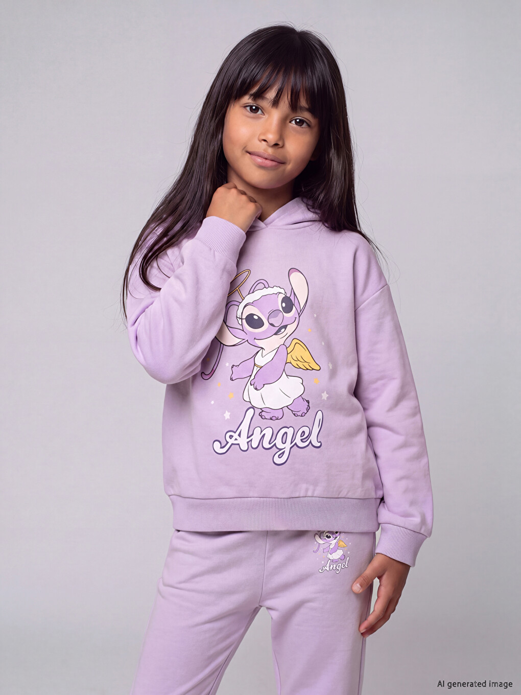 Set De Trening Pentru Fete Imprimat Angel-1