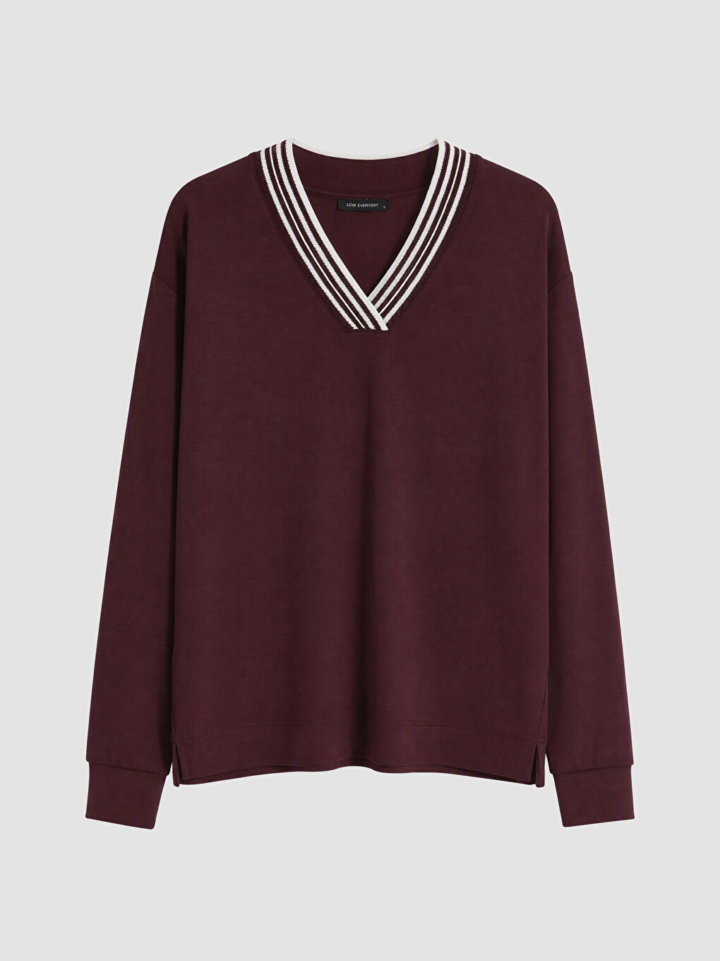 Mürdüm Soft Touch Oversize Kadın Sweatshirt