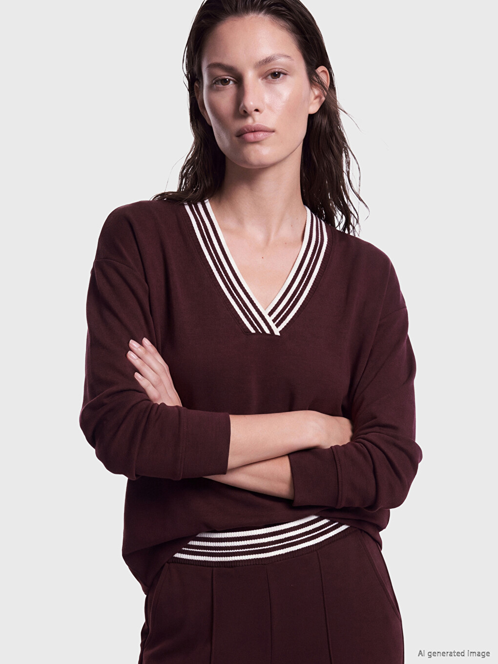  Soft Touch Oversize Women's Sweatshirt