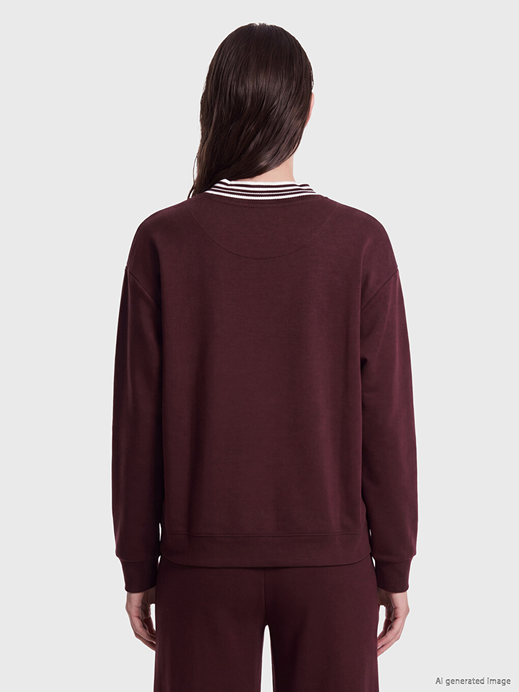 Soft Touch Oversize Women's Sweatshirt-3