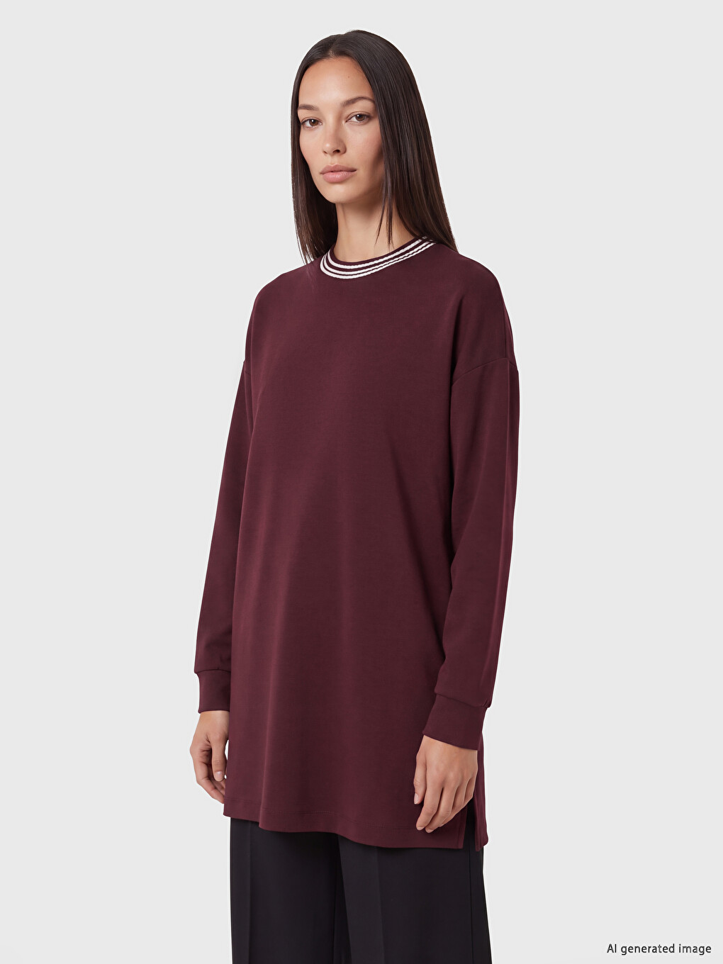 Soft Touch Kadın Sweatshirt Tunik
