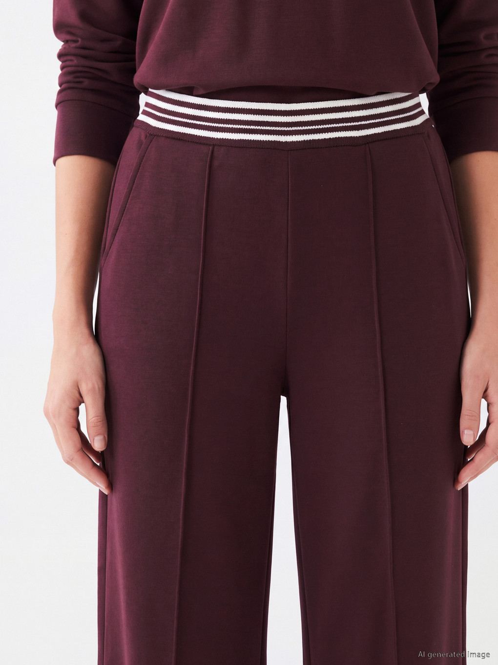 Striped Soft Touch Women's Sweatpants-2