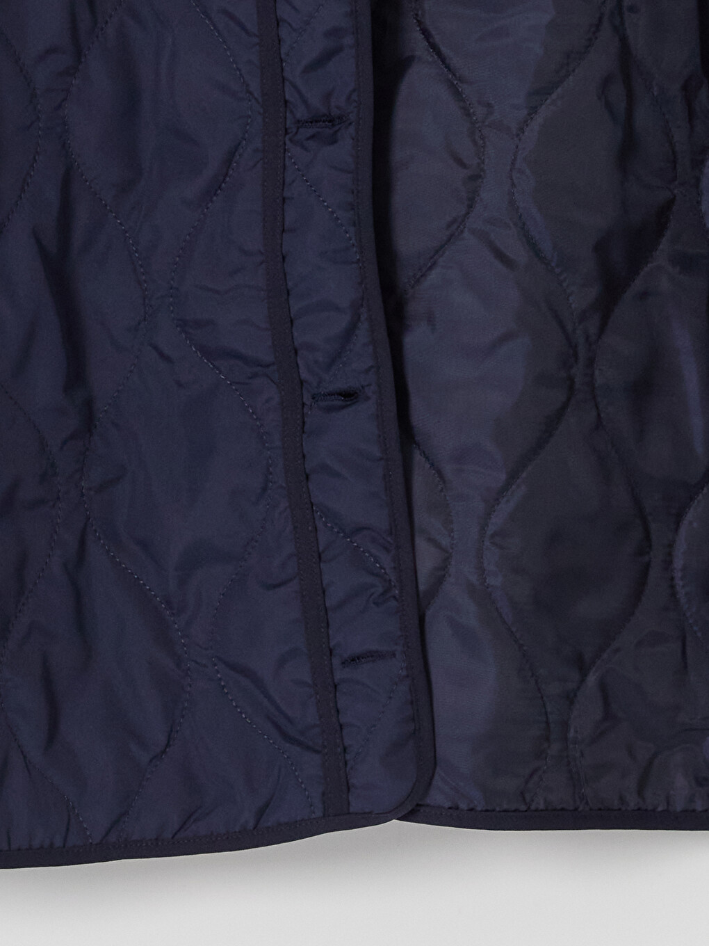 Crew Neck Quilted Women's Coat-3