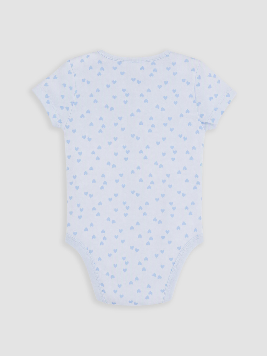 Lila Desenli Kız Bebek Çıtçıtlı Body-1