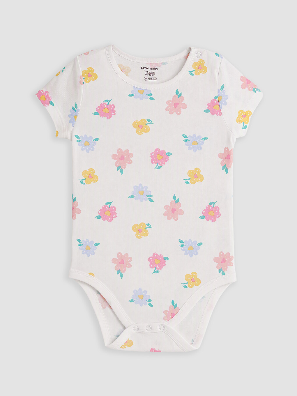 Baby Girl Ecru Bodysuit-5