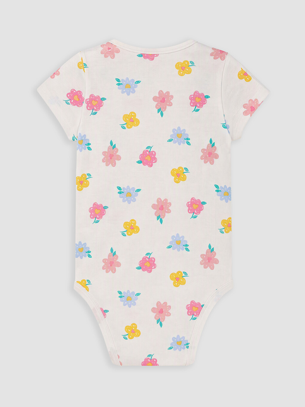 Baby Girl Ecru Bodysuit-7