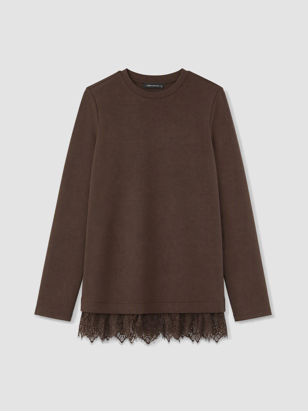 Lace Detailed Soft Touch Women's Tunic-4