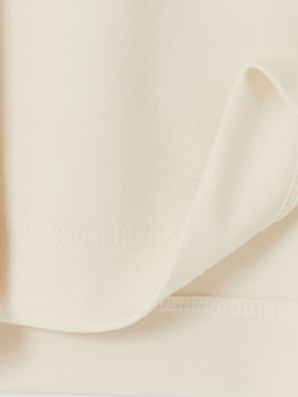 Ekru Soft Touch Çizgili Kadın Sweatshirt-3