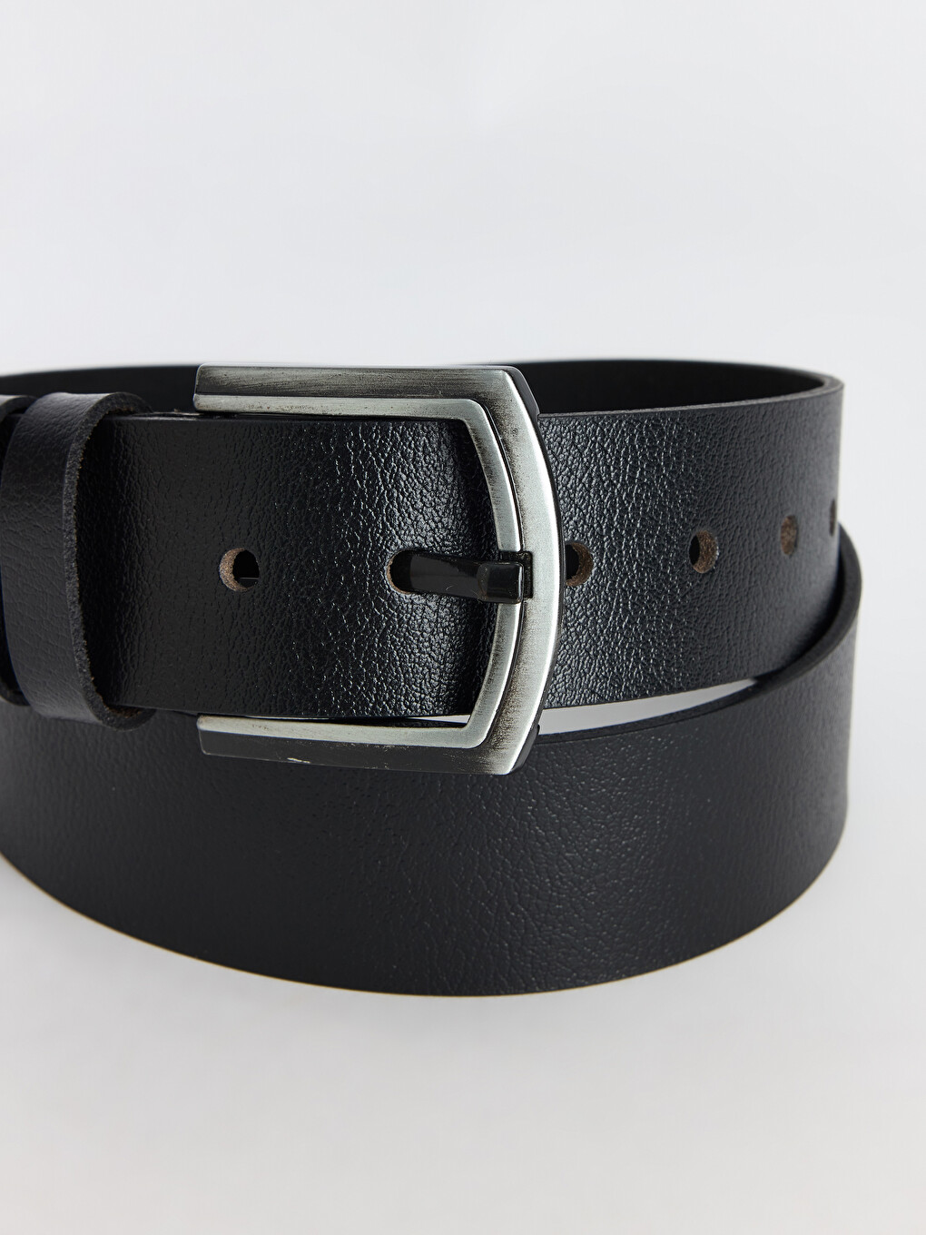 Faux Leather Men's Belt-1