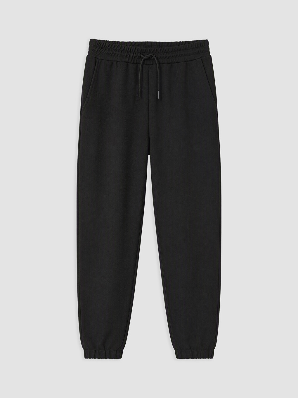 Siyah Regular Fit Erkek Jogger Eşofman Altı-4