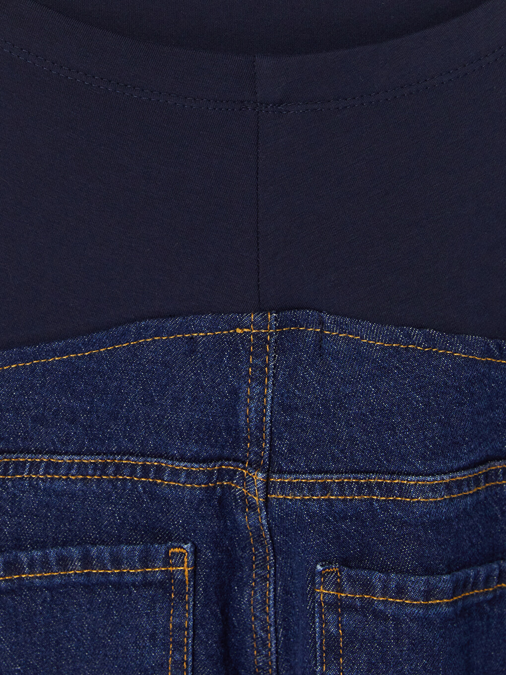 Belly Paneled Straight Maternity Jean-2