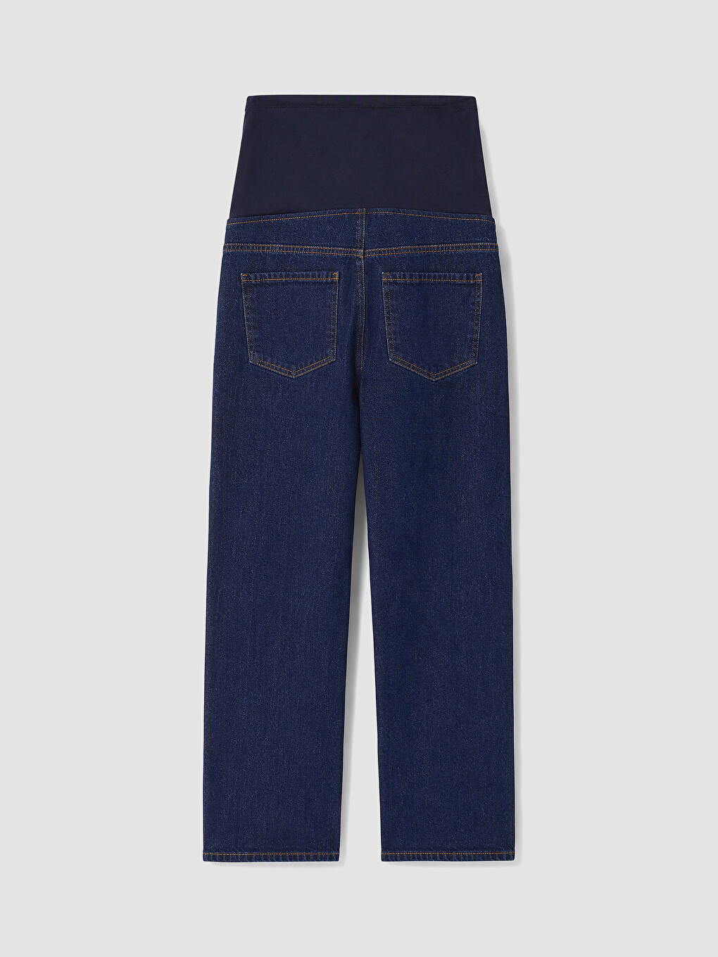 Belly Paneled Straight Maternity Jean-3
