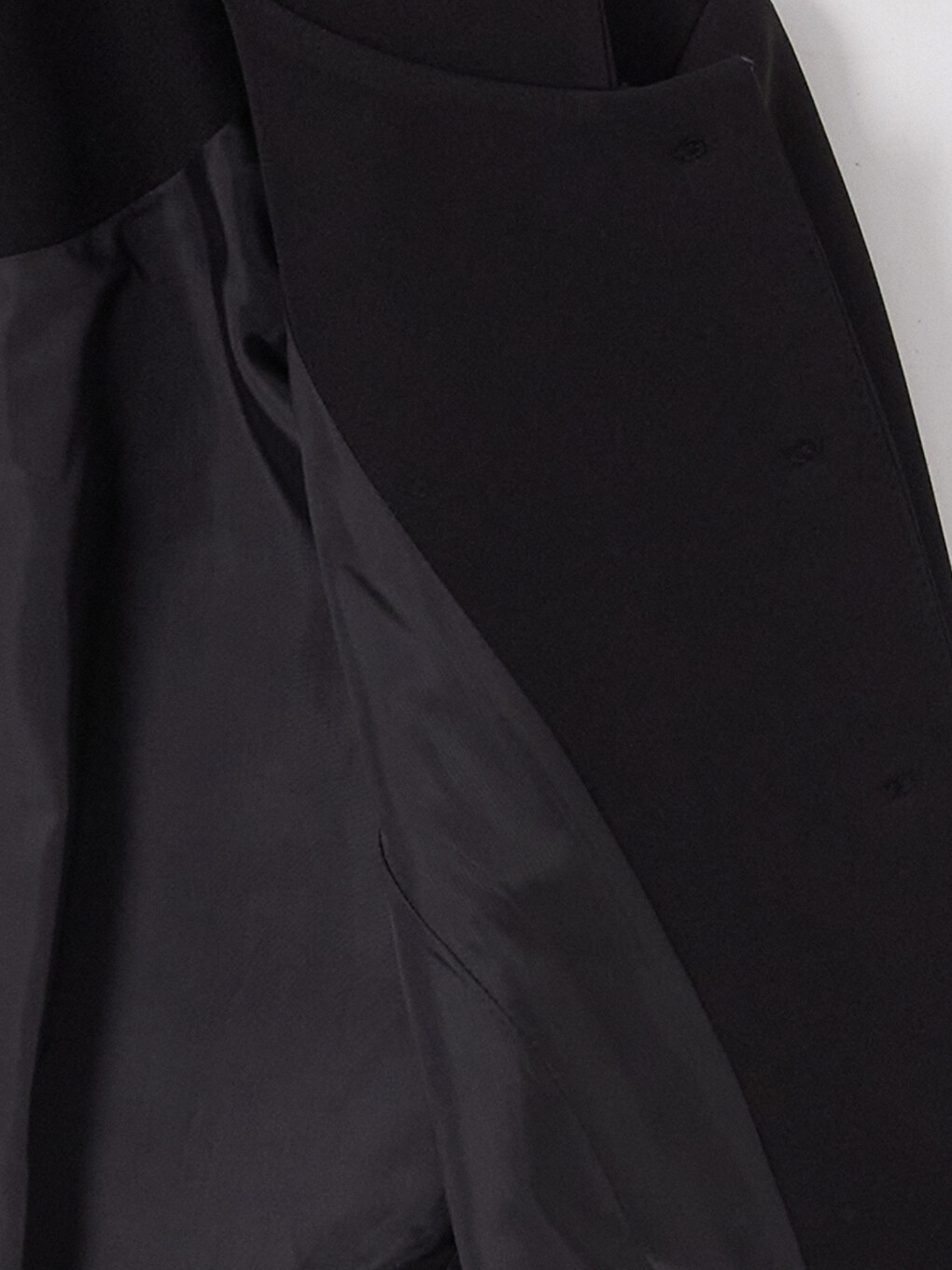 Siyah Hakim Yaka Kadın Blazer Ceket-3