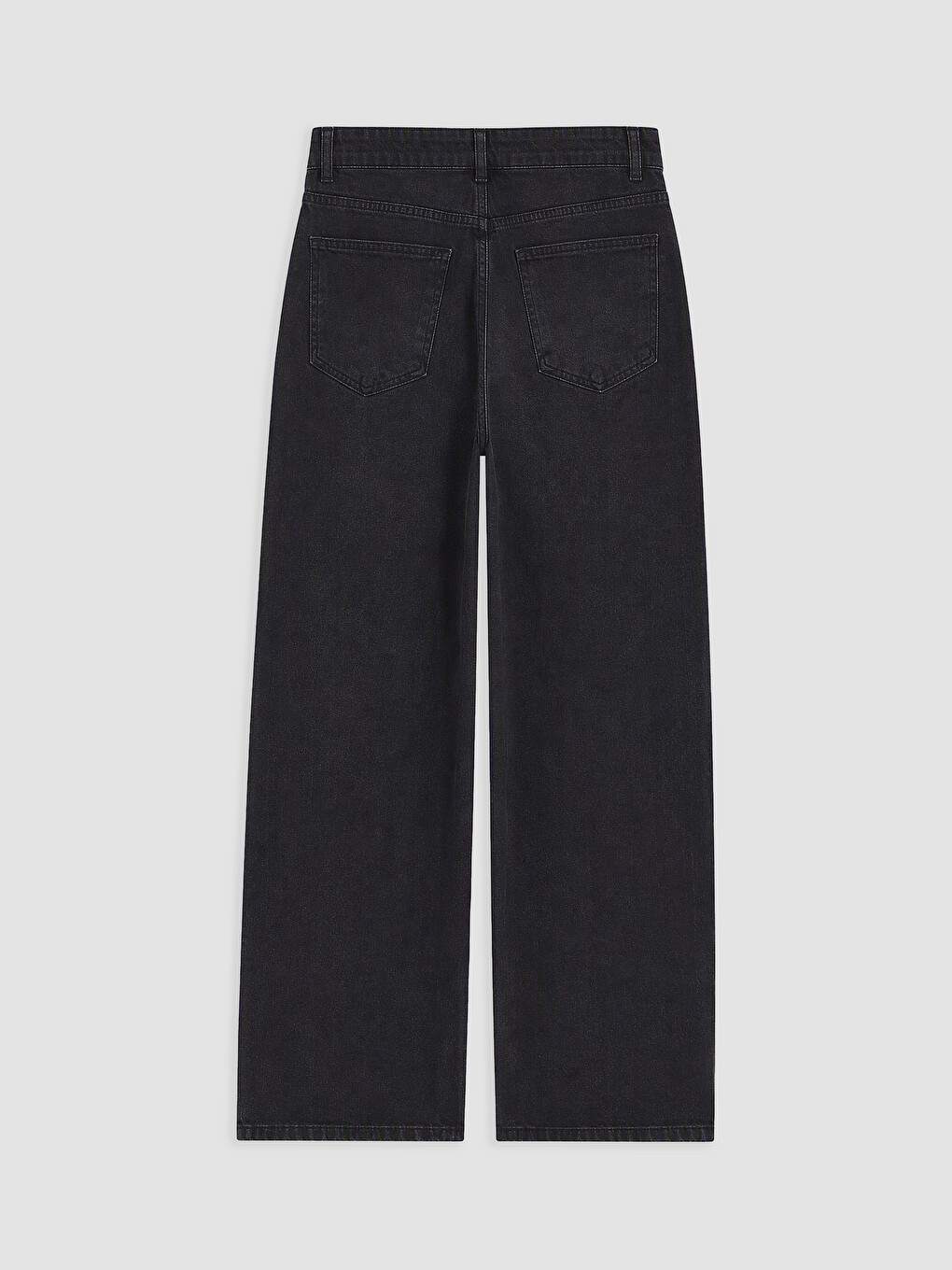 Siyah Cepli Barrel Jean-1