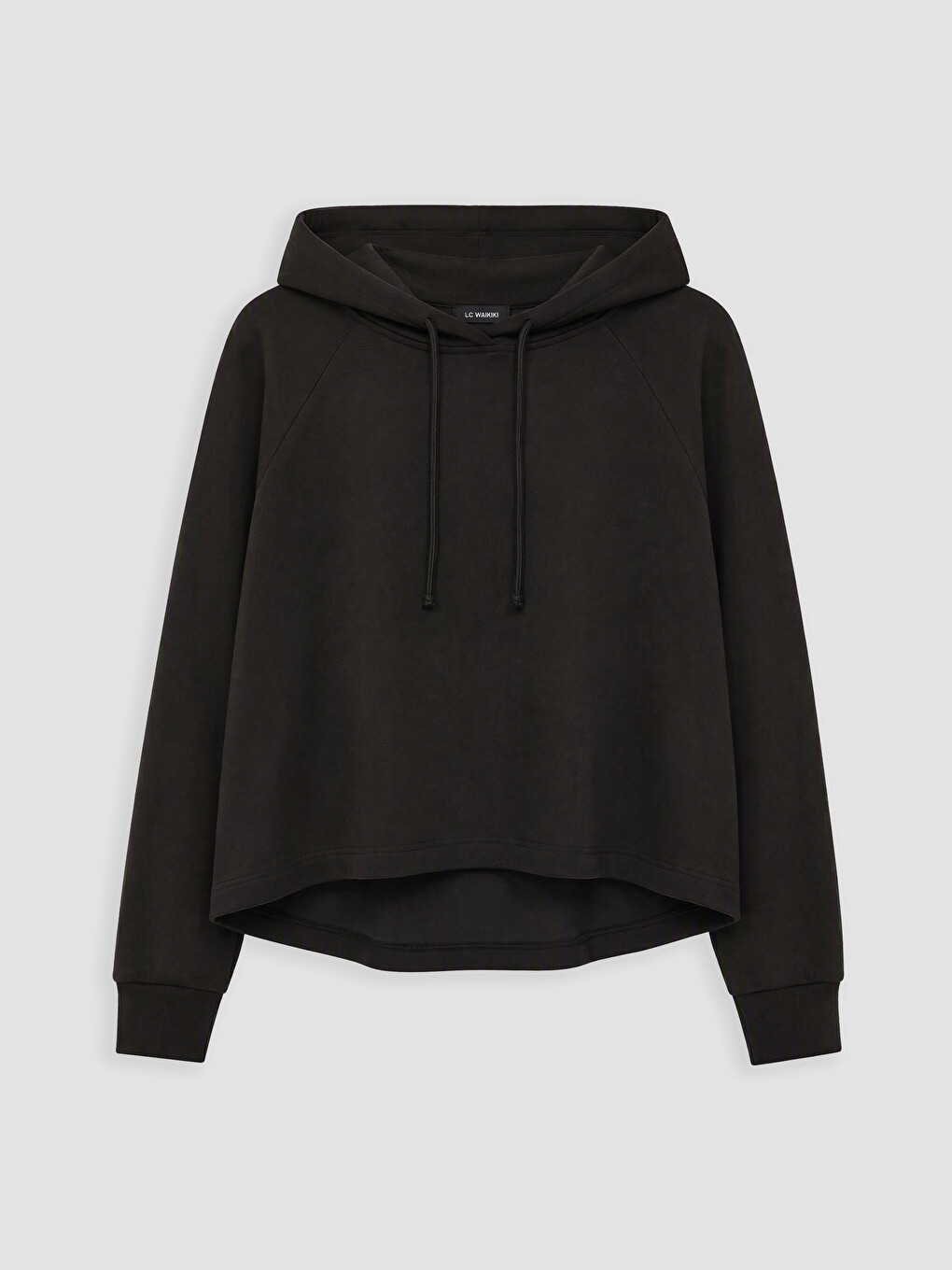 Woman Black Hoodie-4