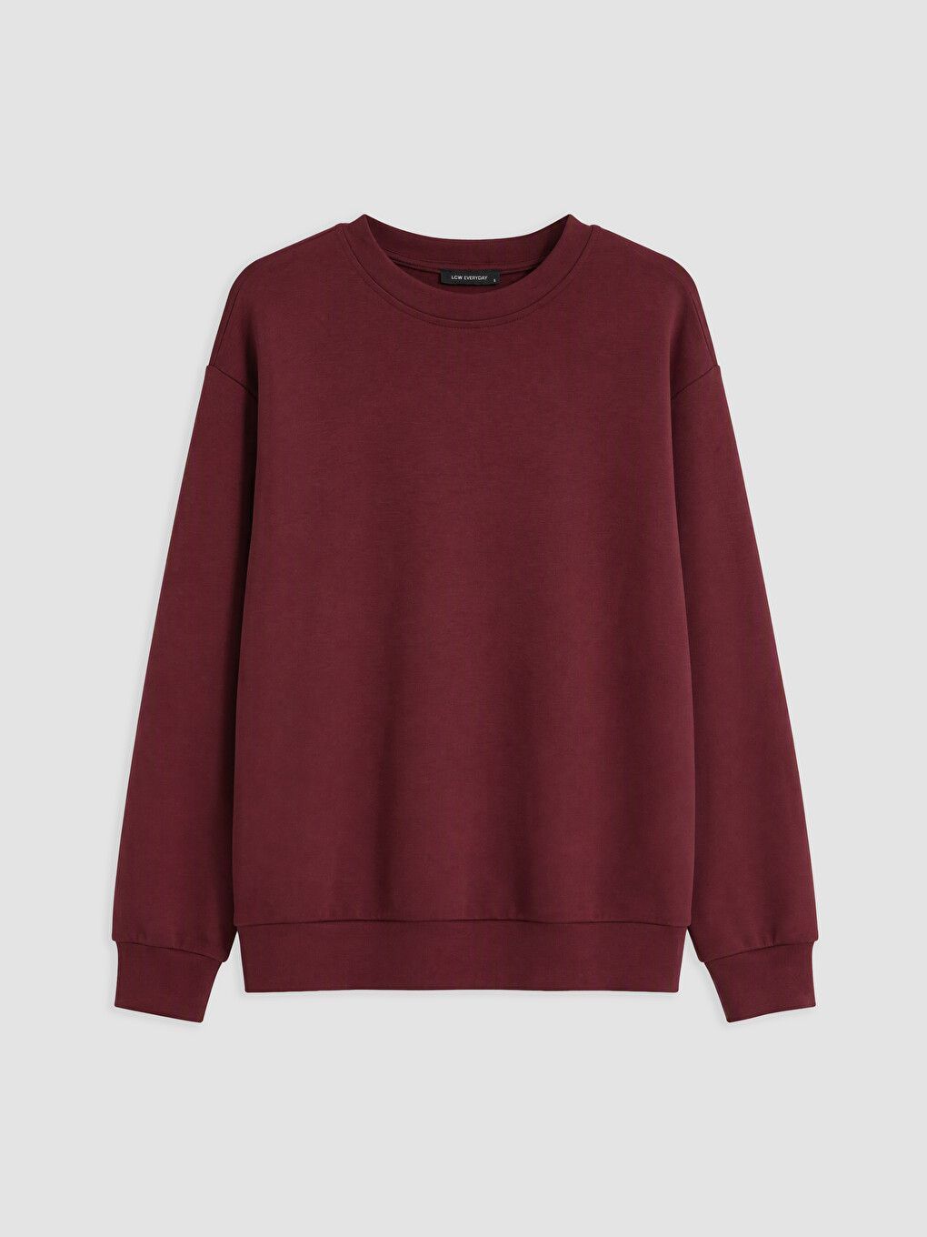 Bordo Soft Touch Kadın Sweatshirt
