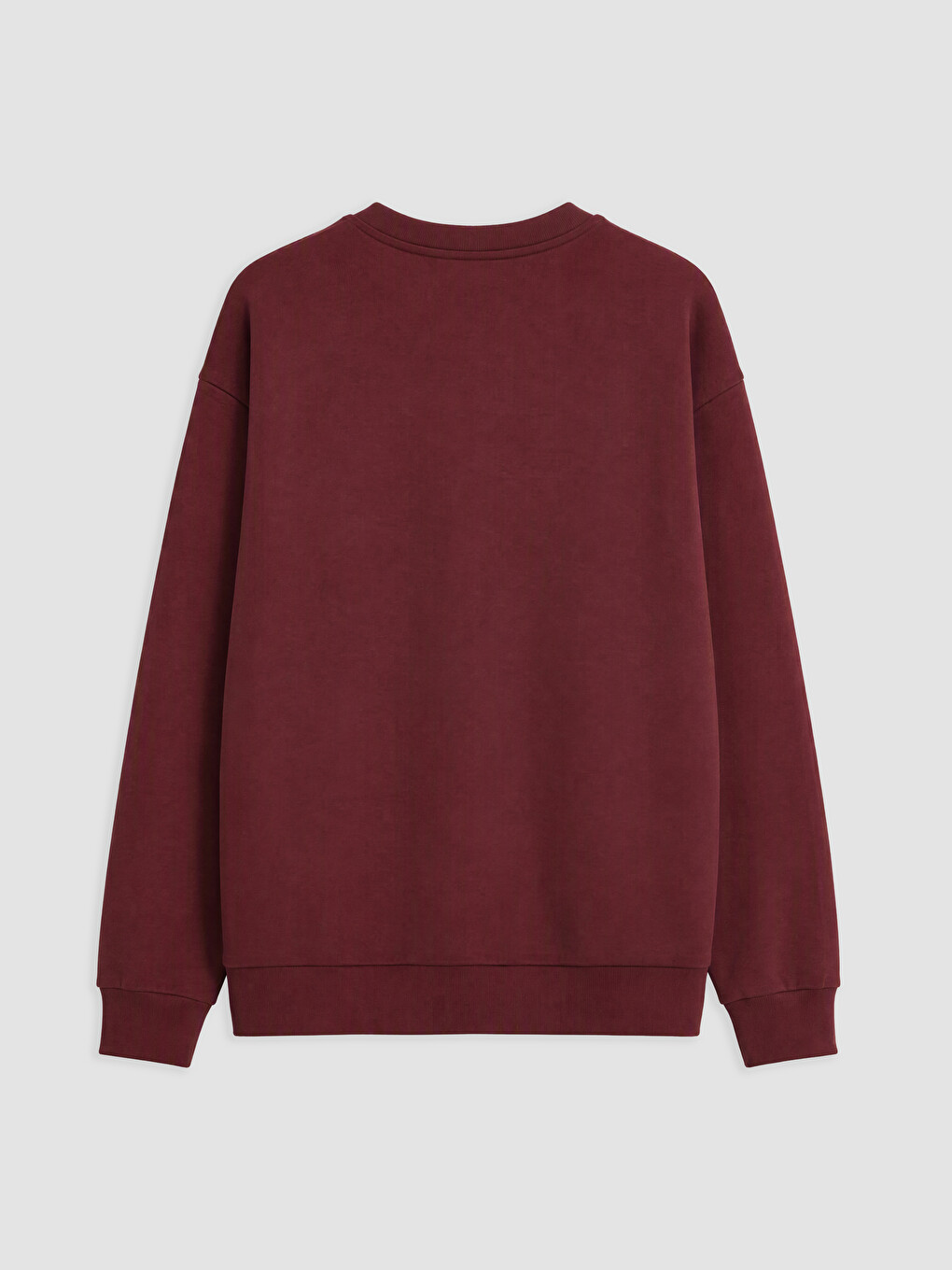 Bordo Soft Touch Kadın Sweatshirt-1