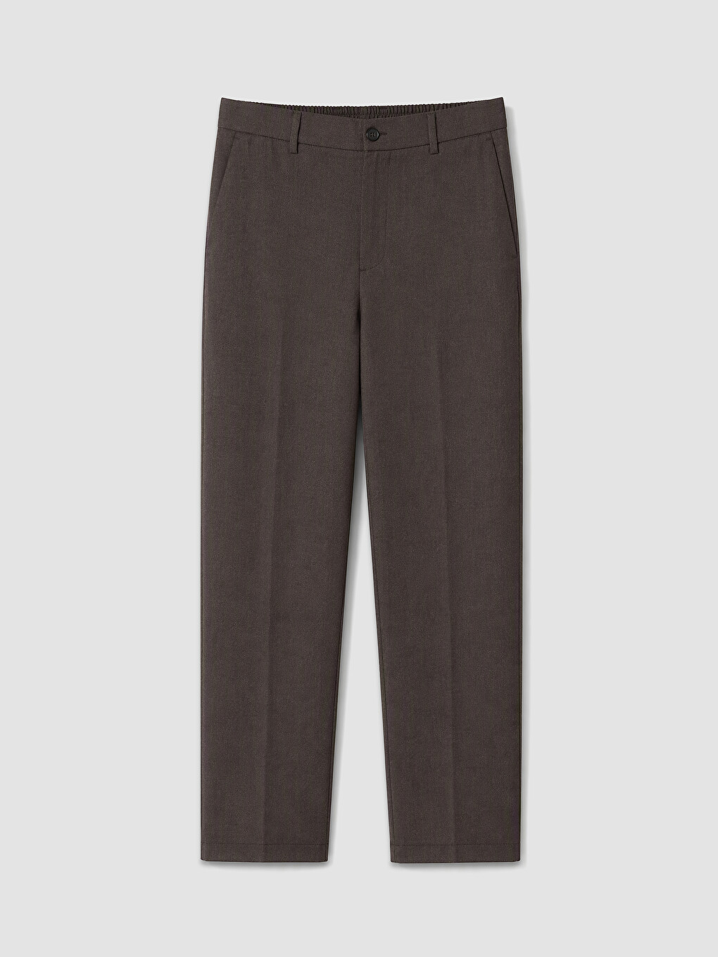 Kahverengi Regular Fit Gabardin Erkek Pantolon