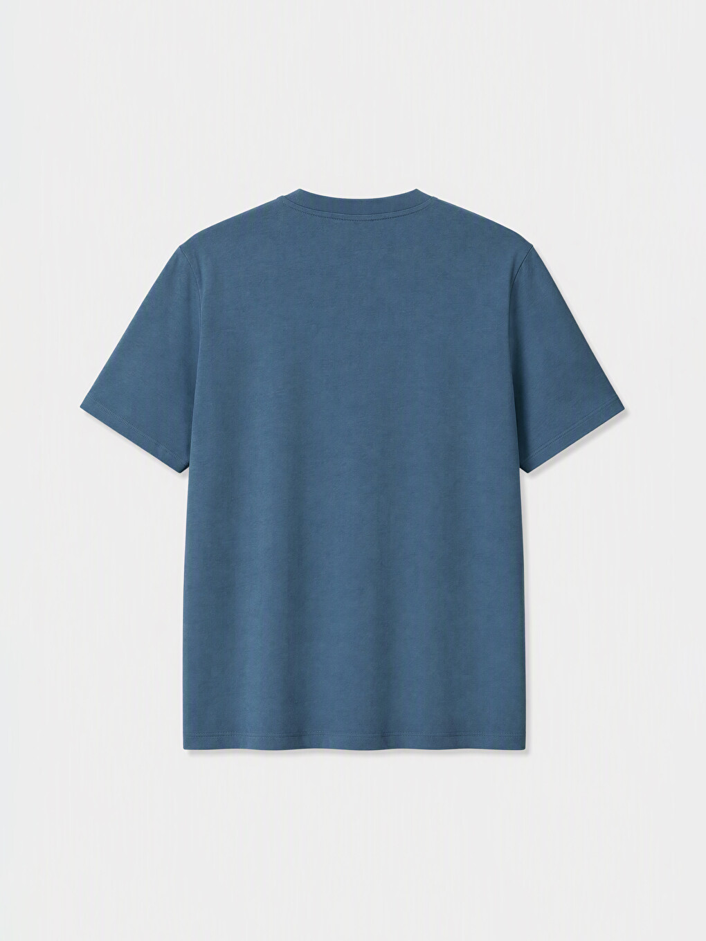 Bluzë Me Jakë Të Rrumbullakët E Stampuar Për Burra T-shirt-1