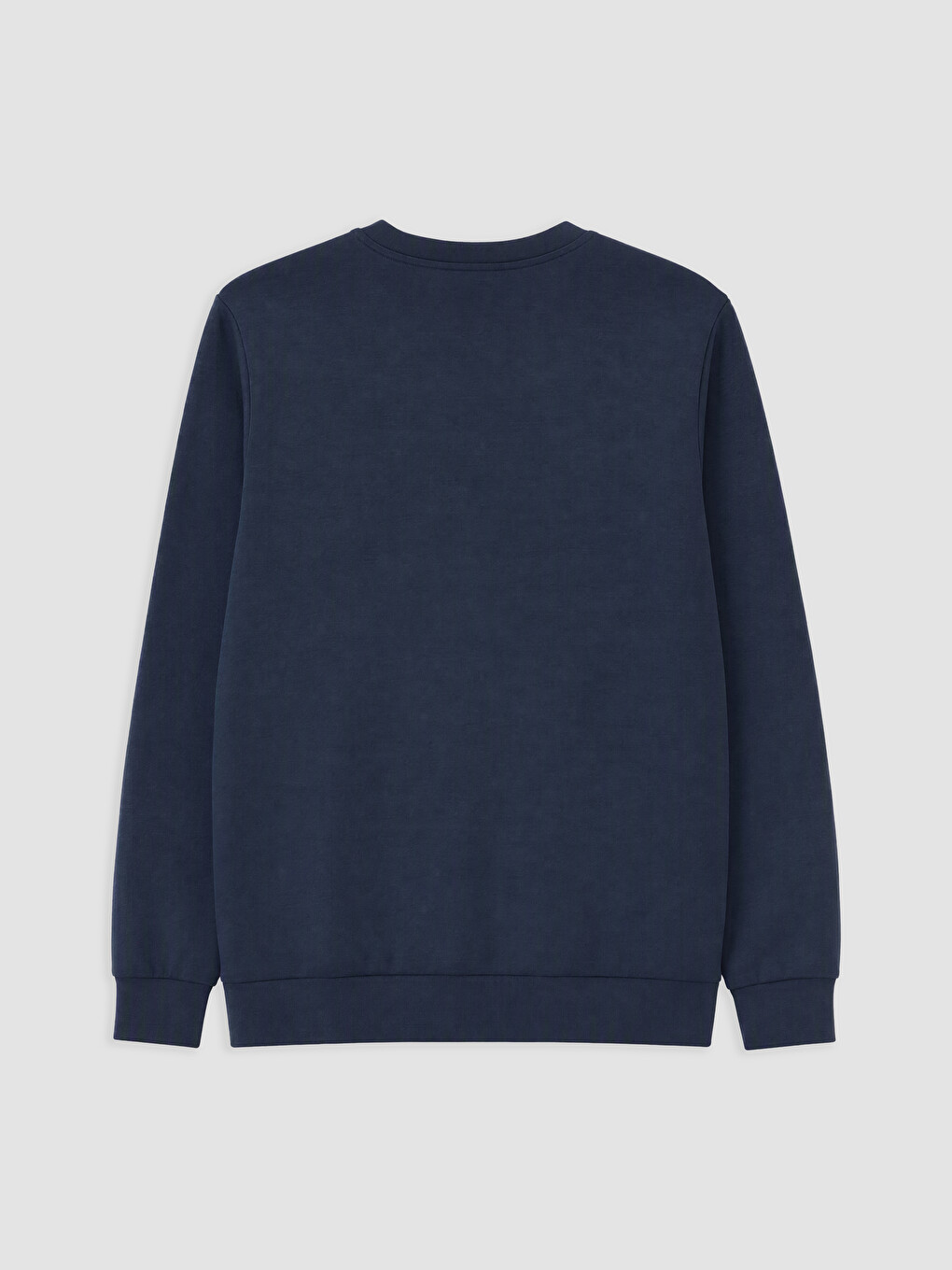 Petrol Bisiklet Yaka Erkek Sweatshirt-1