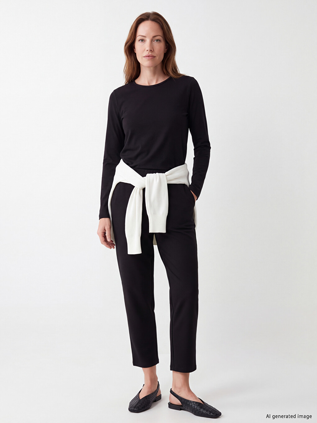 Elastic Waist Women's Trousers