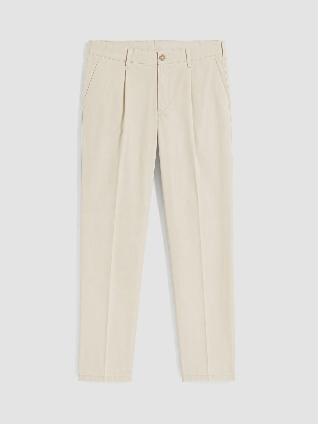 Bej Regular Fit Erkek Chino Pantolon-3