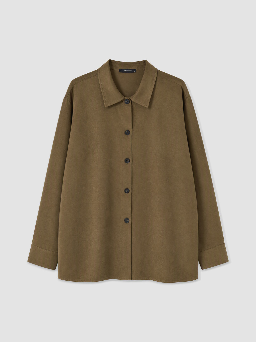 Plus Size Women's Shirt Jacket-4