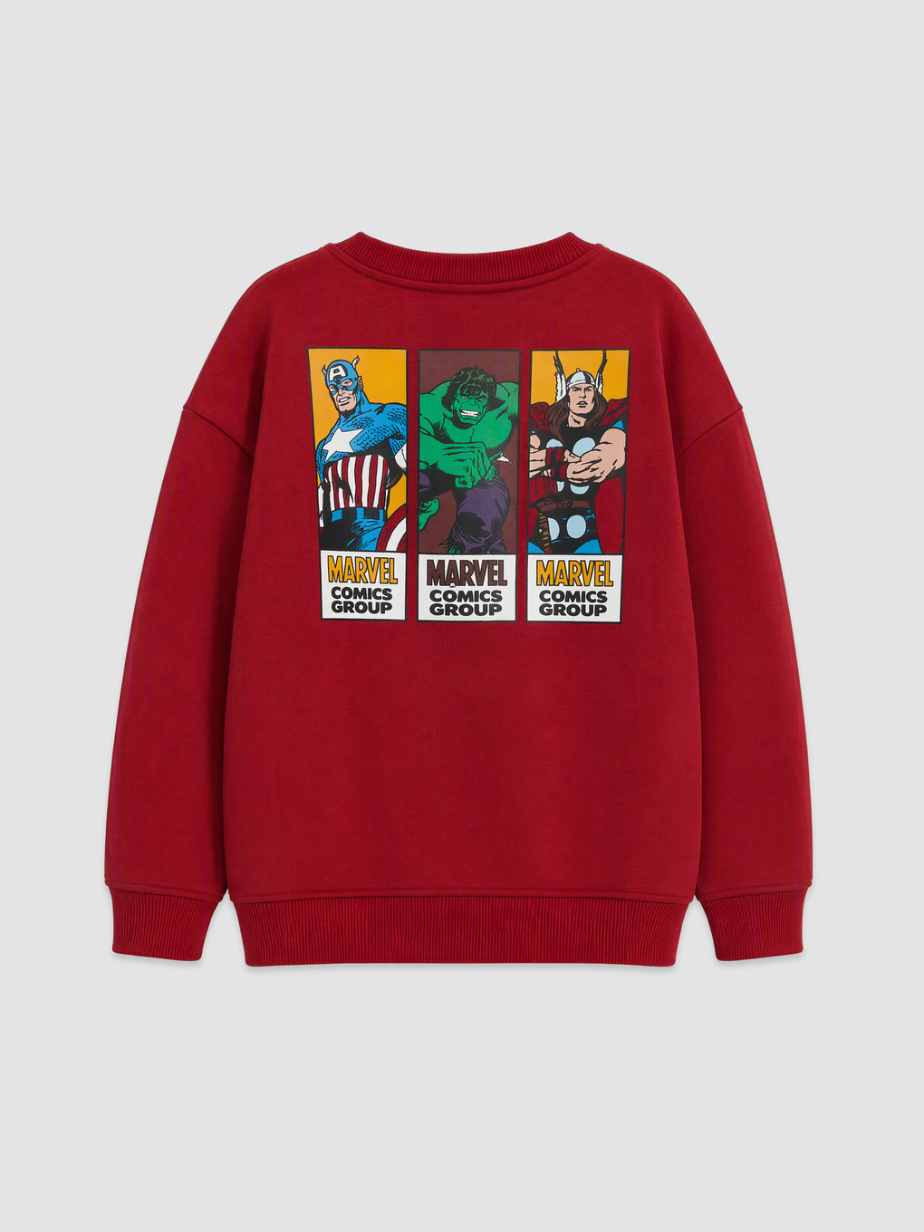 Kırmızı Gs Marvel Lisanslı Çocuk Sweatshirt-1