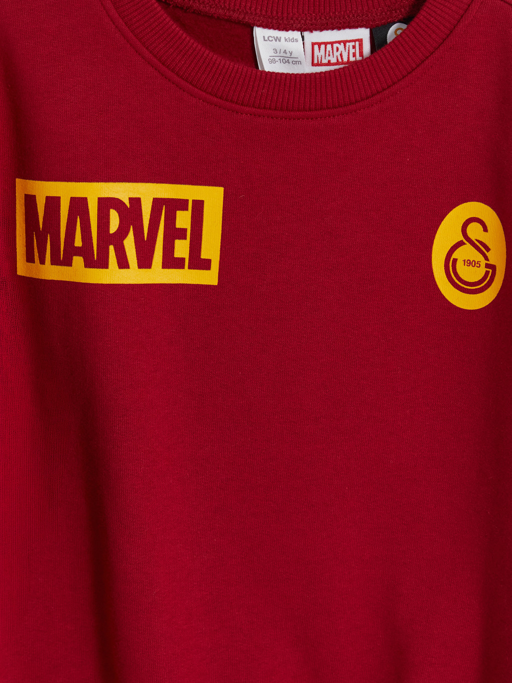 Kırmızı Gs Marvel Lisanslı Çocuk Sweatshirt-2