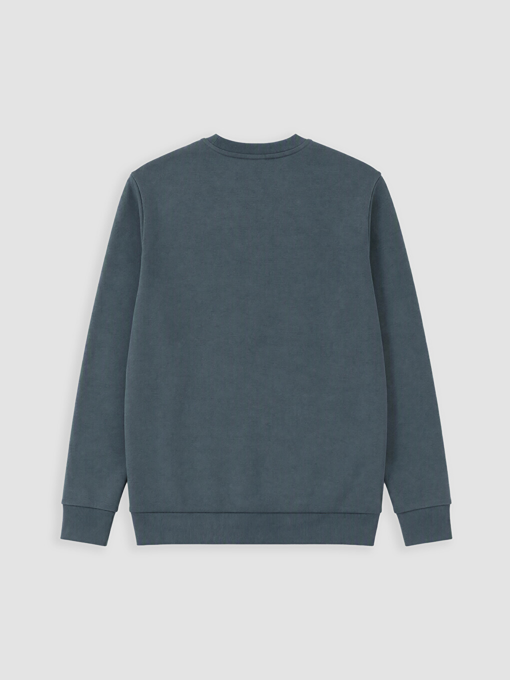 Antrasit Baskılı Erkek Kalın Sweatshirt-2