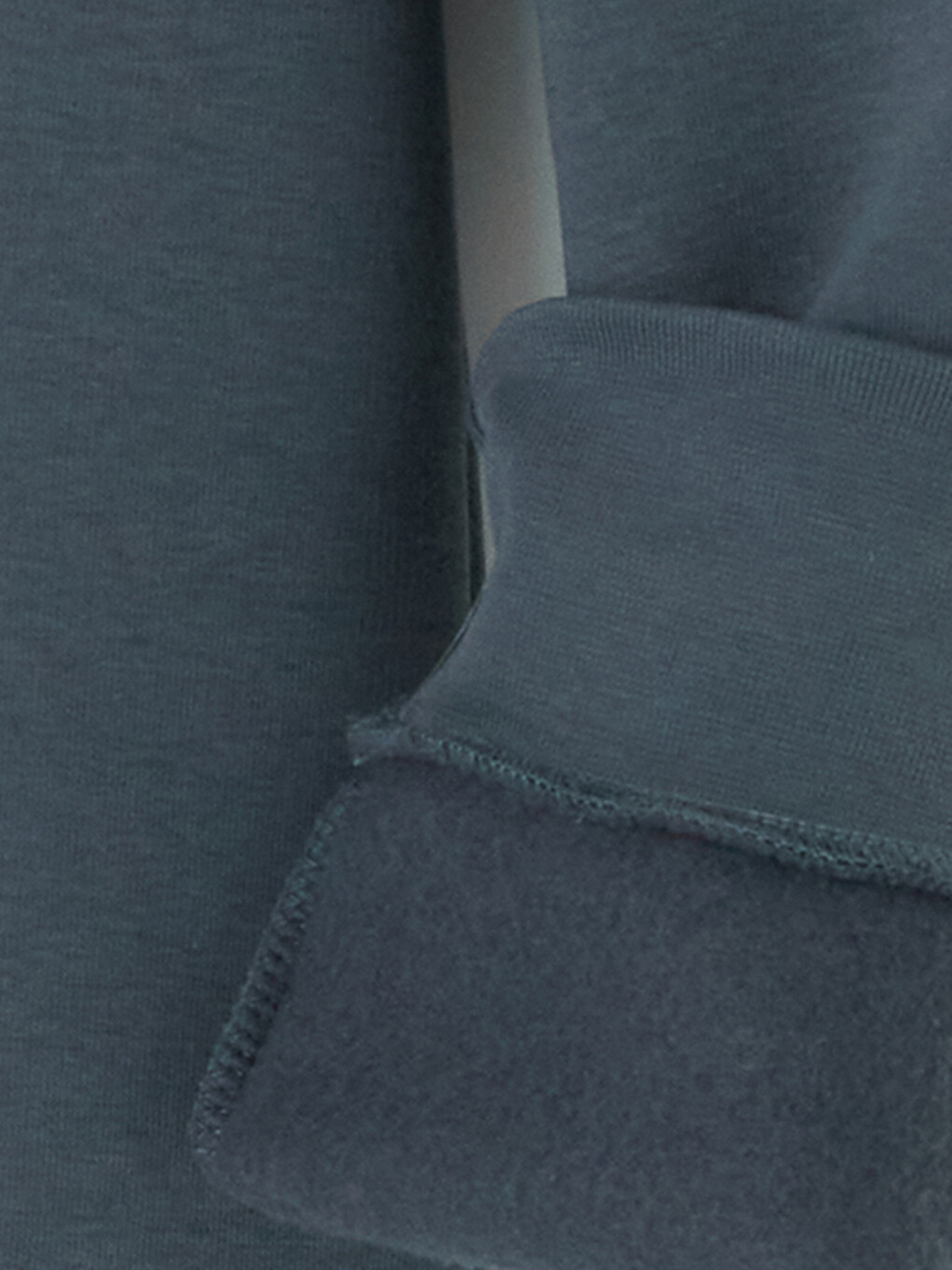 Antrasit Baskılı Erkek Kalın Sweatshirt-3