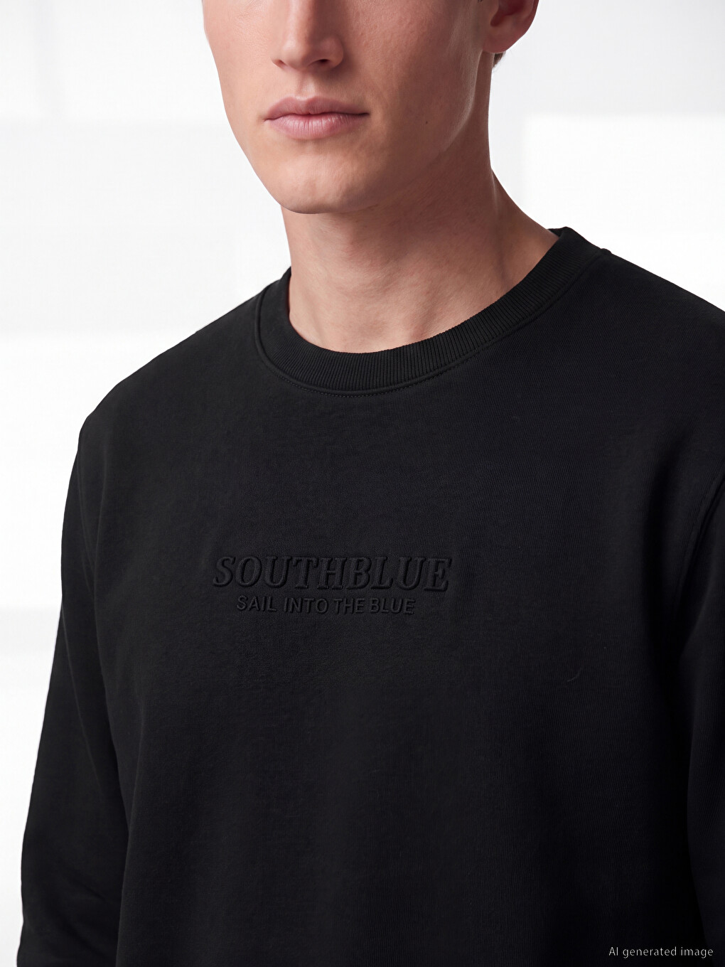 Printed Men's Thick Sweatshirt-2