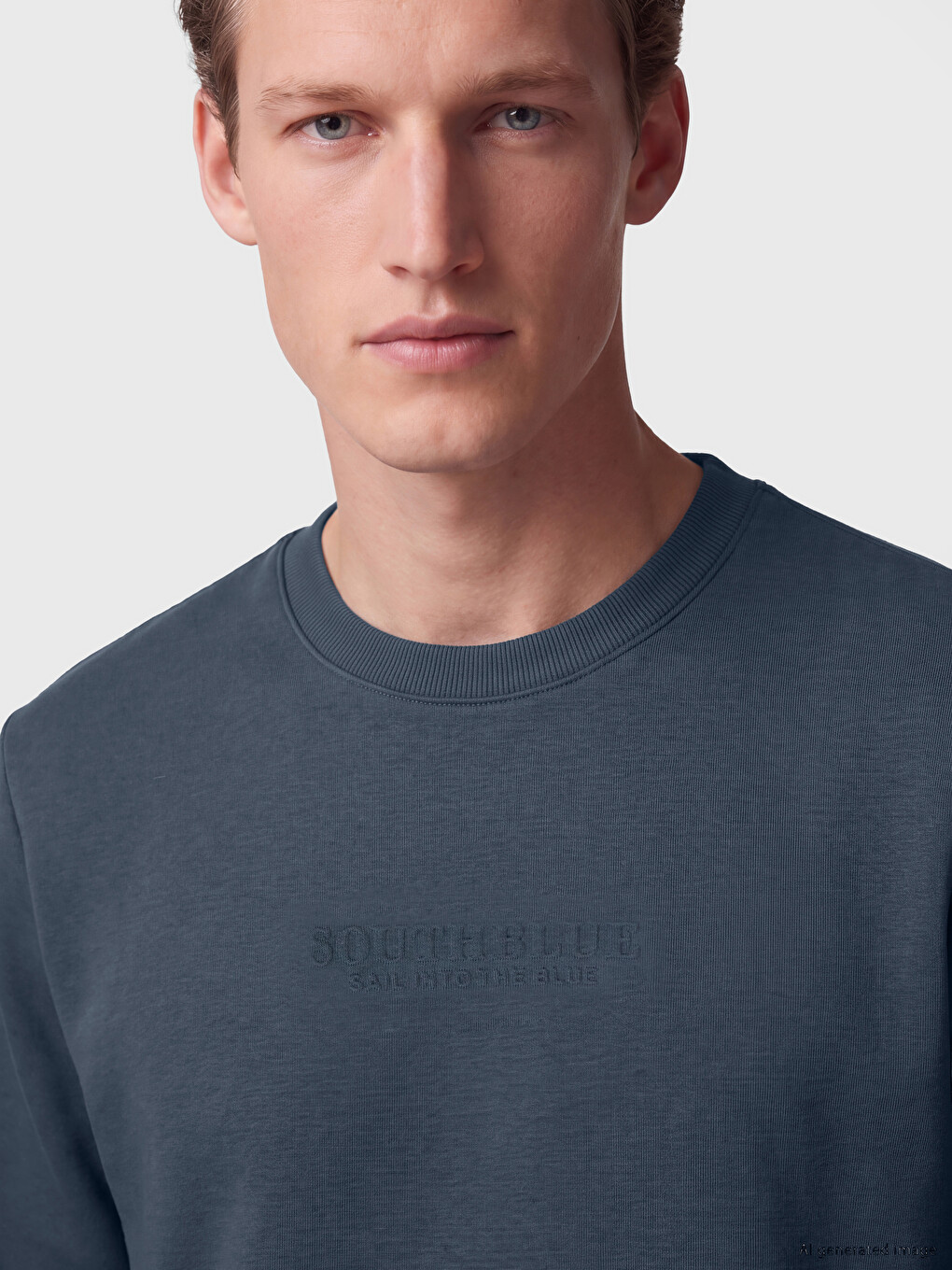 Printed Men's Thick Sweatshirt-2