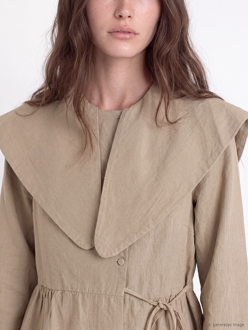 Peter Pan Collar Women's Shirt Tunic-2