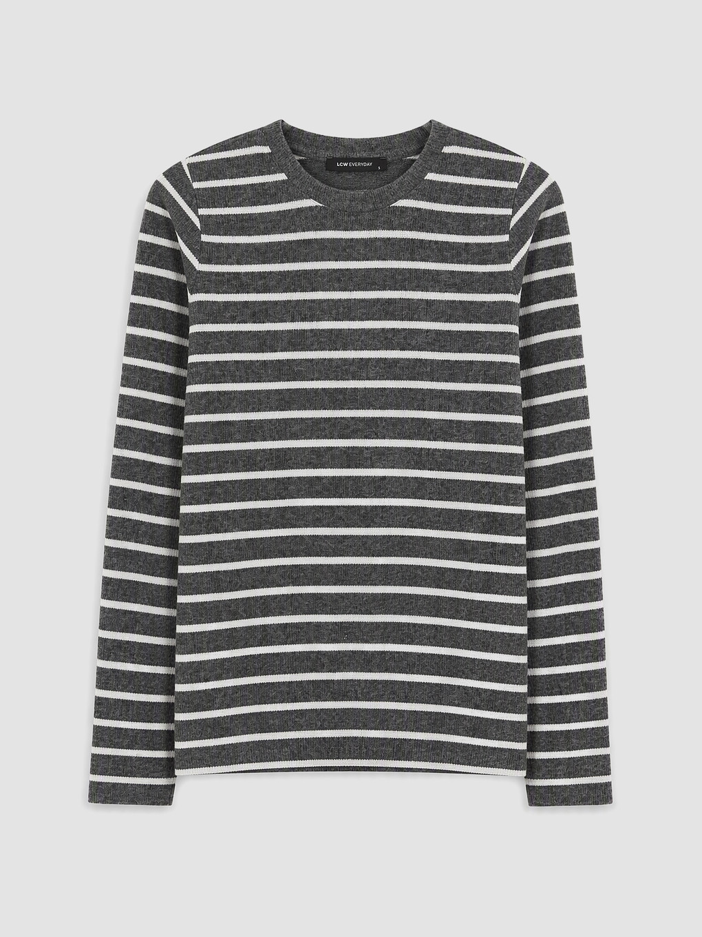 Crew Neck Striped Women's Body
