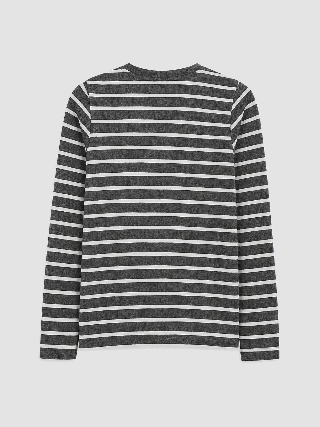 Crew Neck Striped Women's Body-2