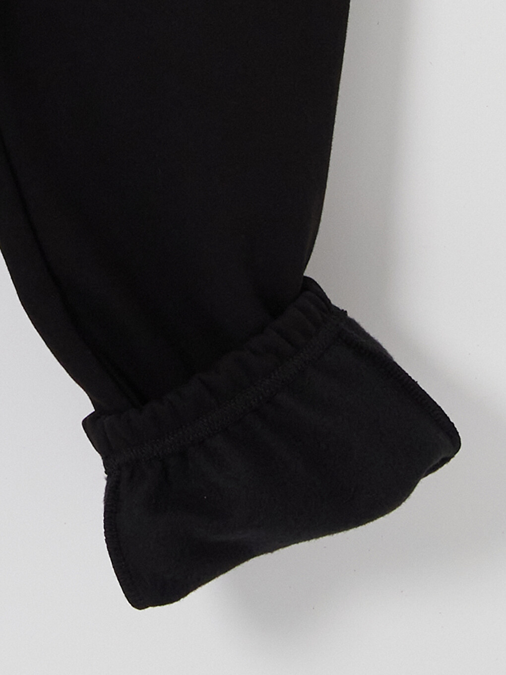 Siyah Beli Lastikli Kadın Jogger Eşofman Altı-3