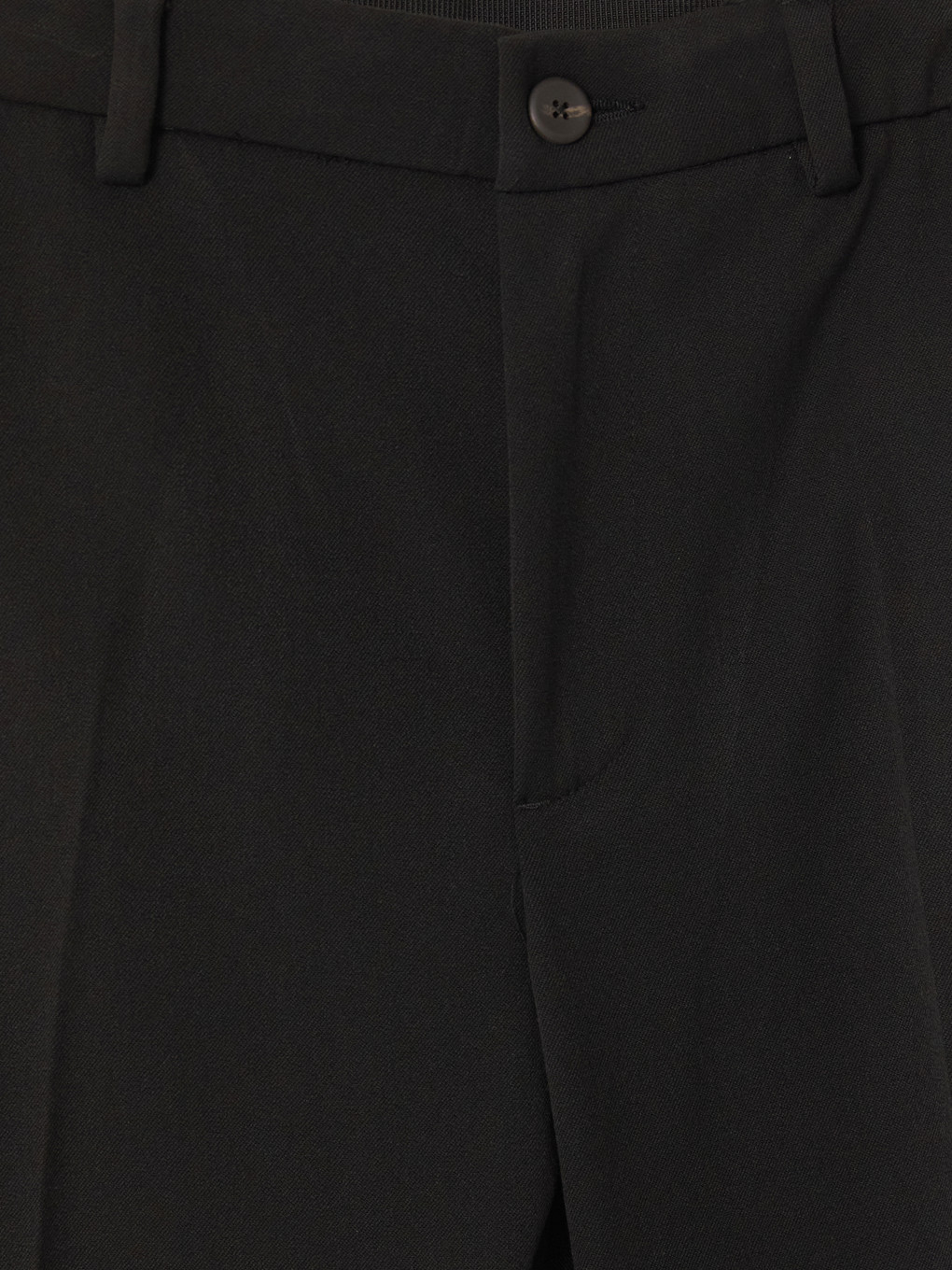 Siyah Poliviskon Poliviskon Erkek Pantolon-2