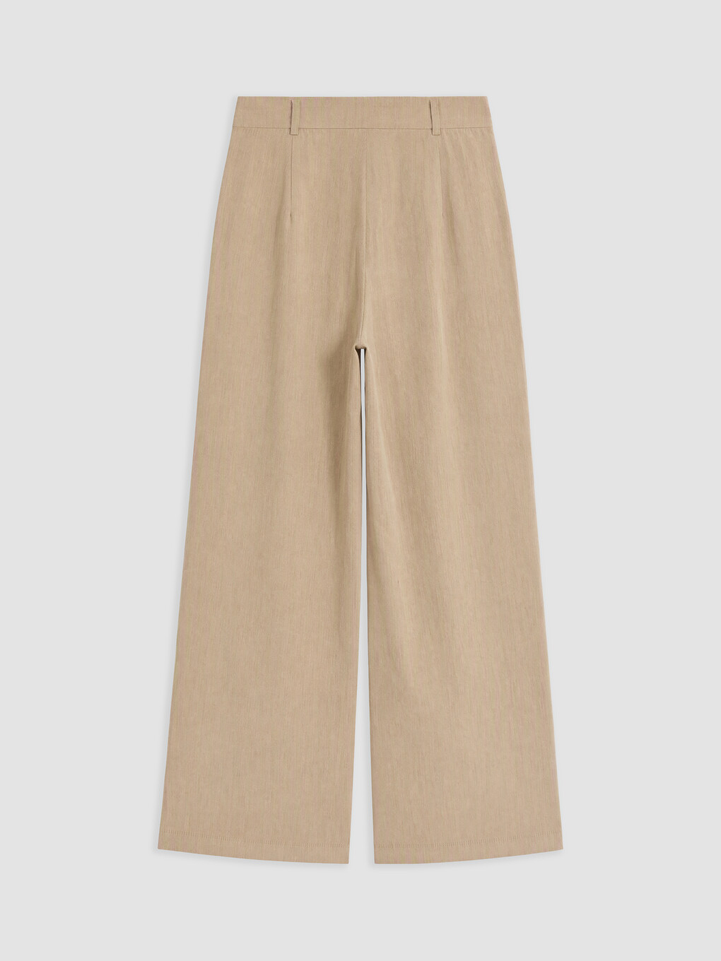 Woman Beige Tailored Trousers-1