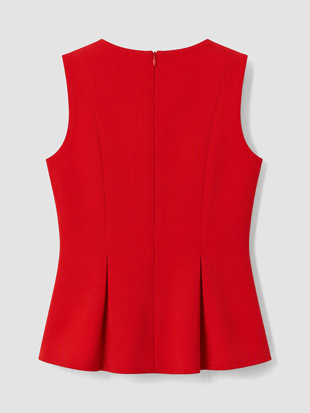 Crew Neck Decorative Buttoned Peplum Blouse-7