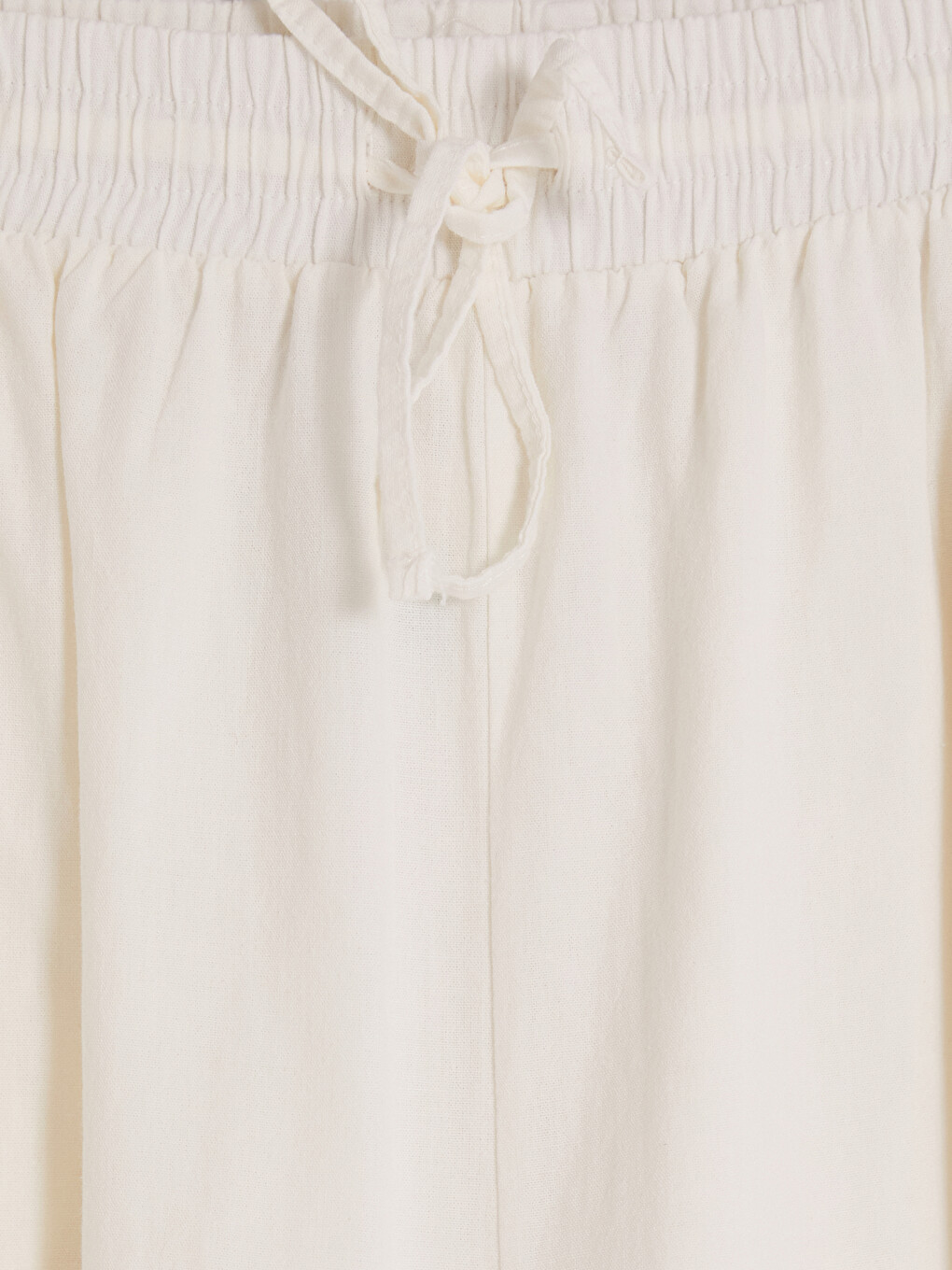 Elastic Waist Wide Leg Women's Trousers-1