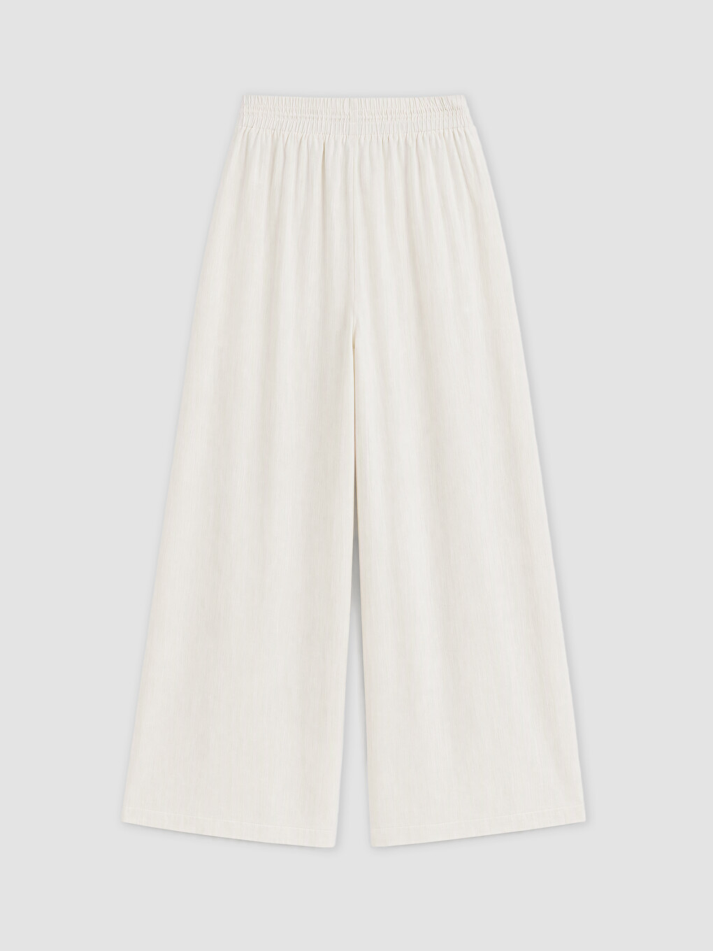 Elastic Waist Wide Leg Women's Trousers-2