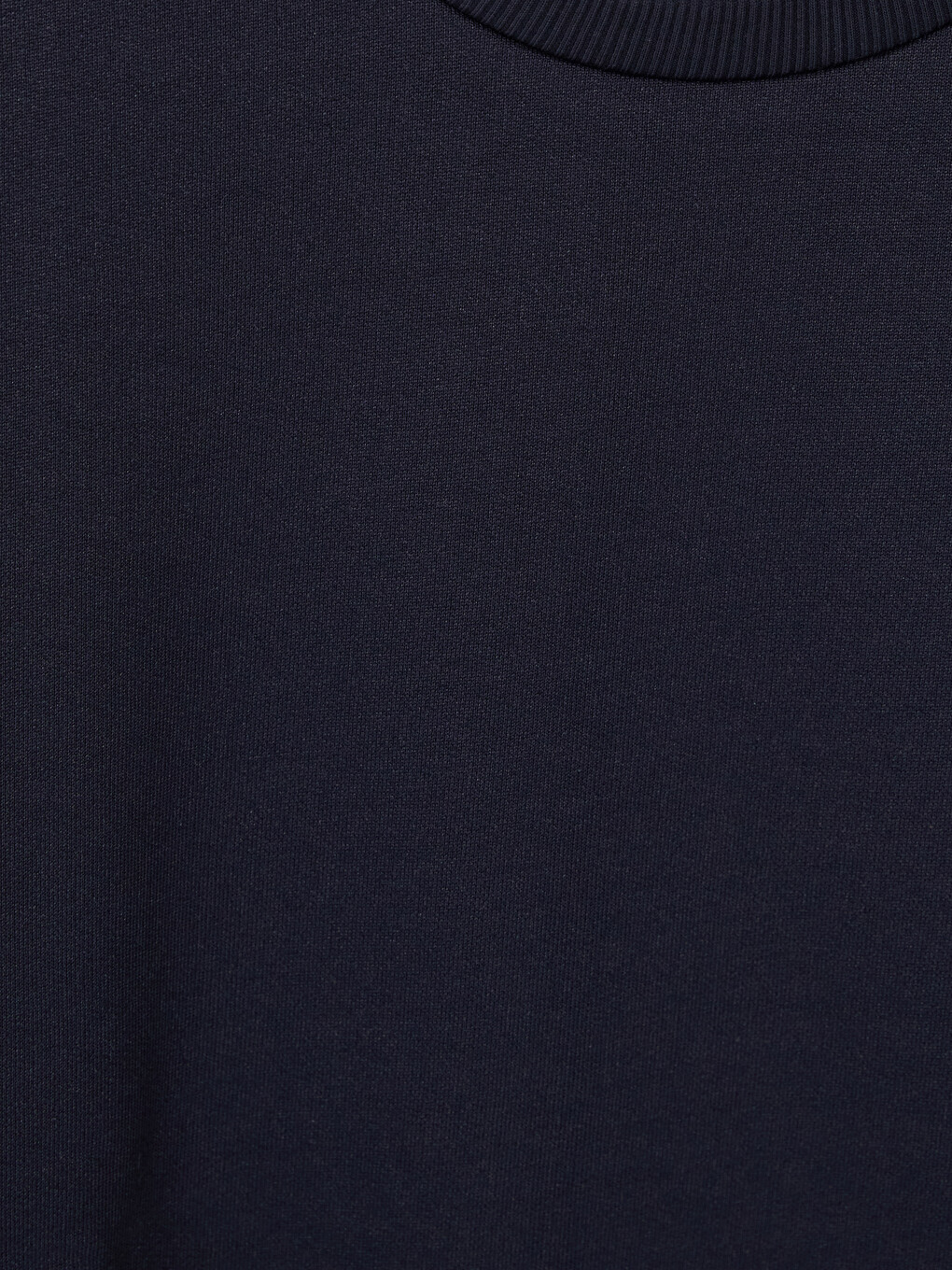 Lacivert Bisiklet Yaka Erkek Sweatshirt-2