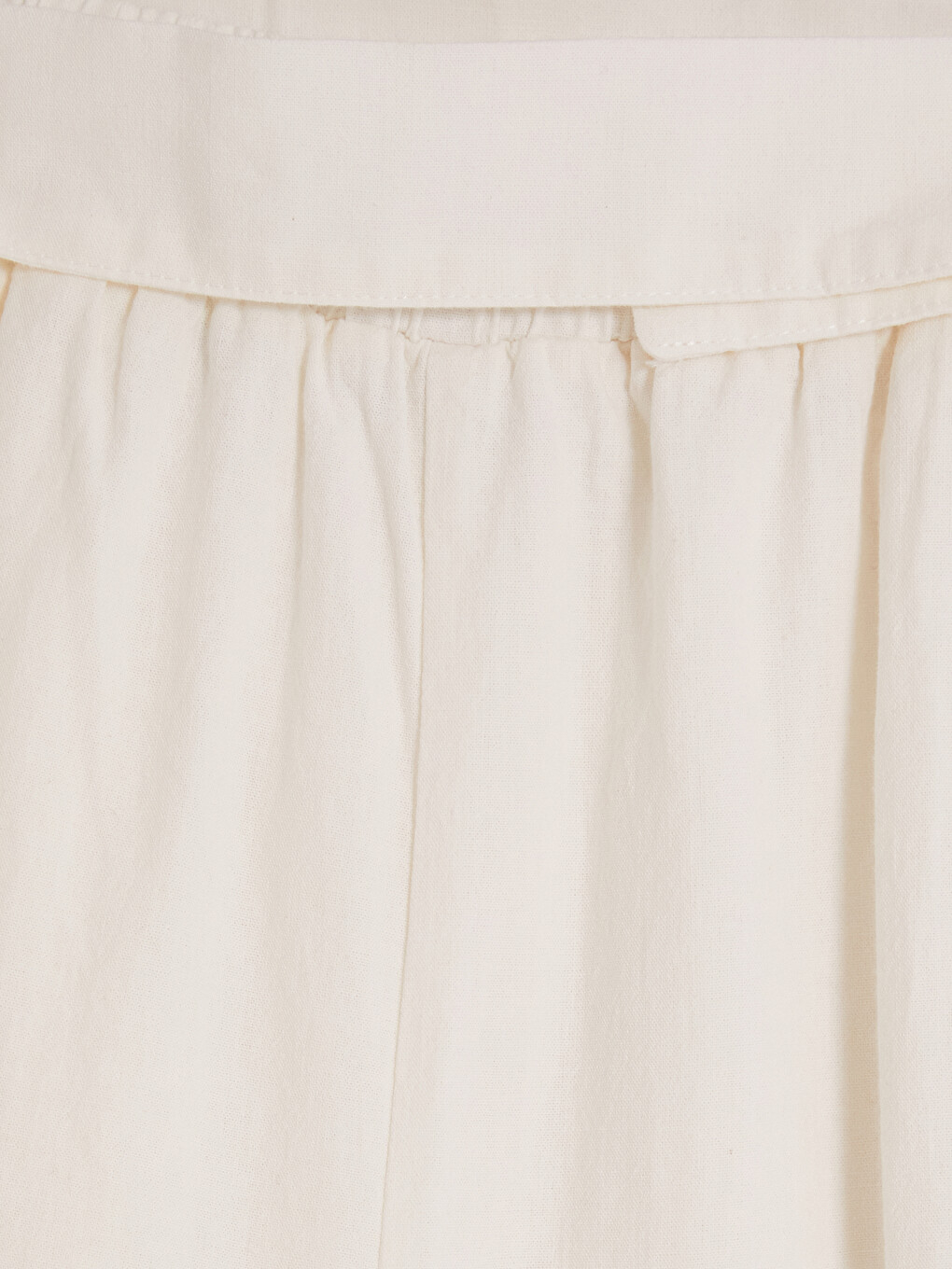 Ženske Pantalone Sa Elastičnim Strukom Širokih Nogavica-1