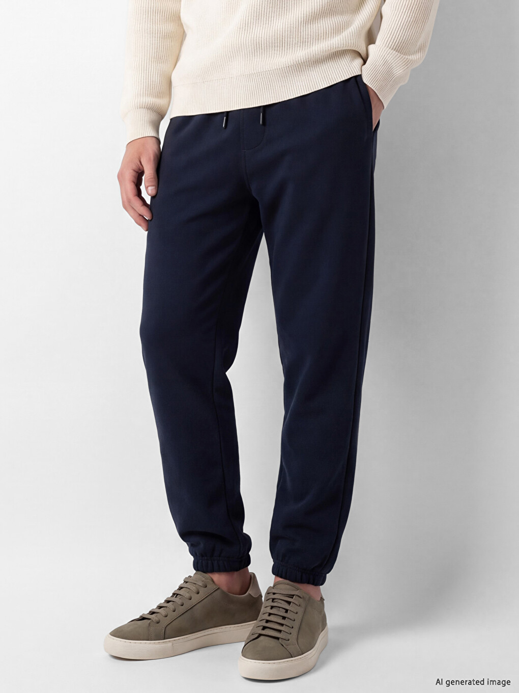 Lacivert Erkek Jogger Eşofman Altı-1
