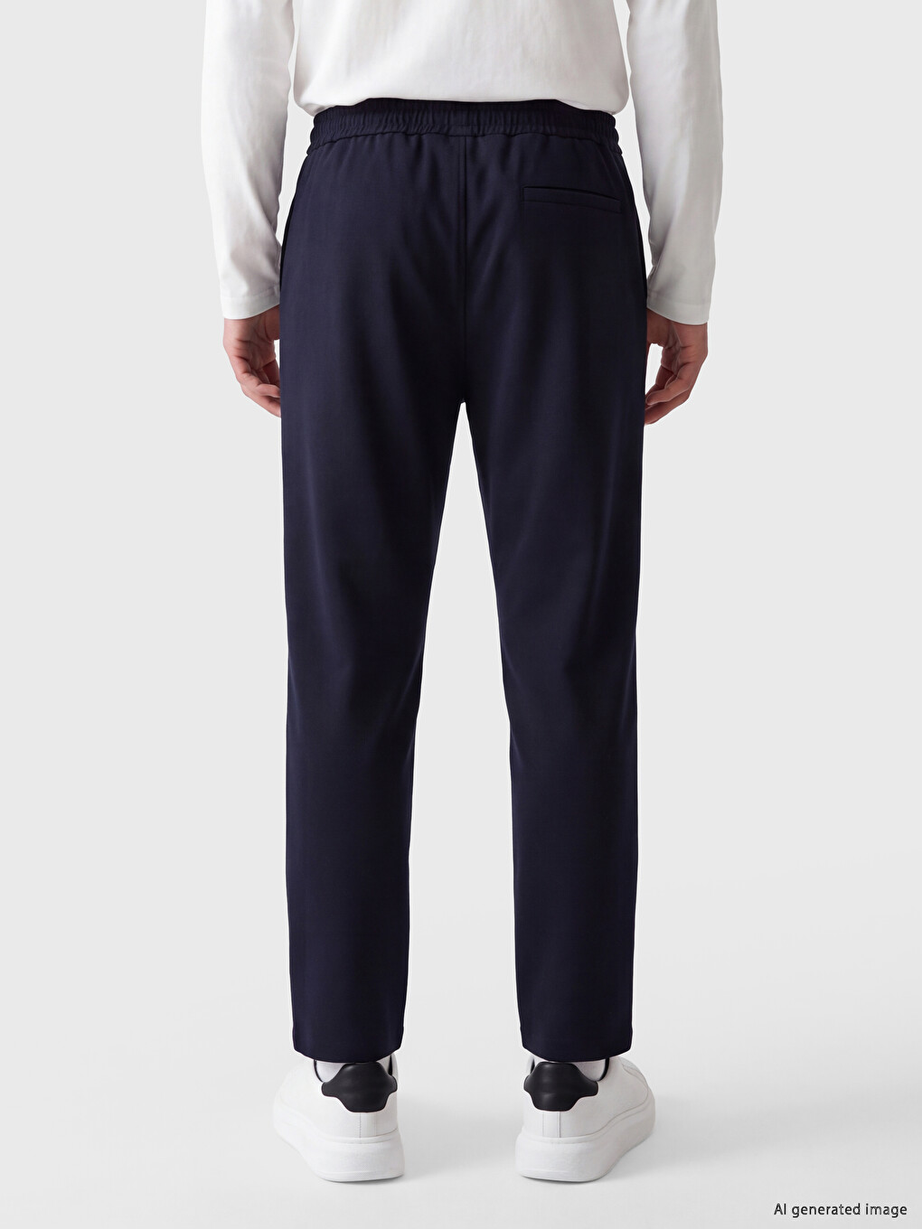 Lacivert Regular Fit Erkek Eşofman Altı-3