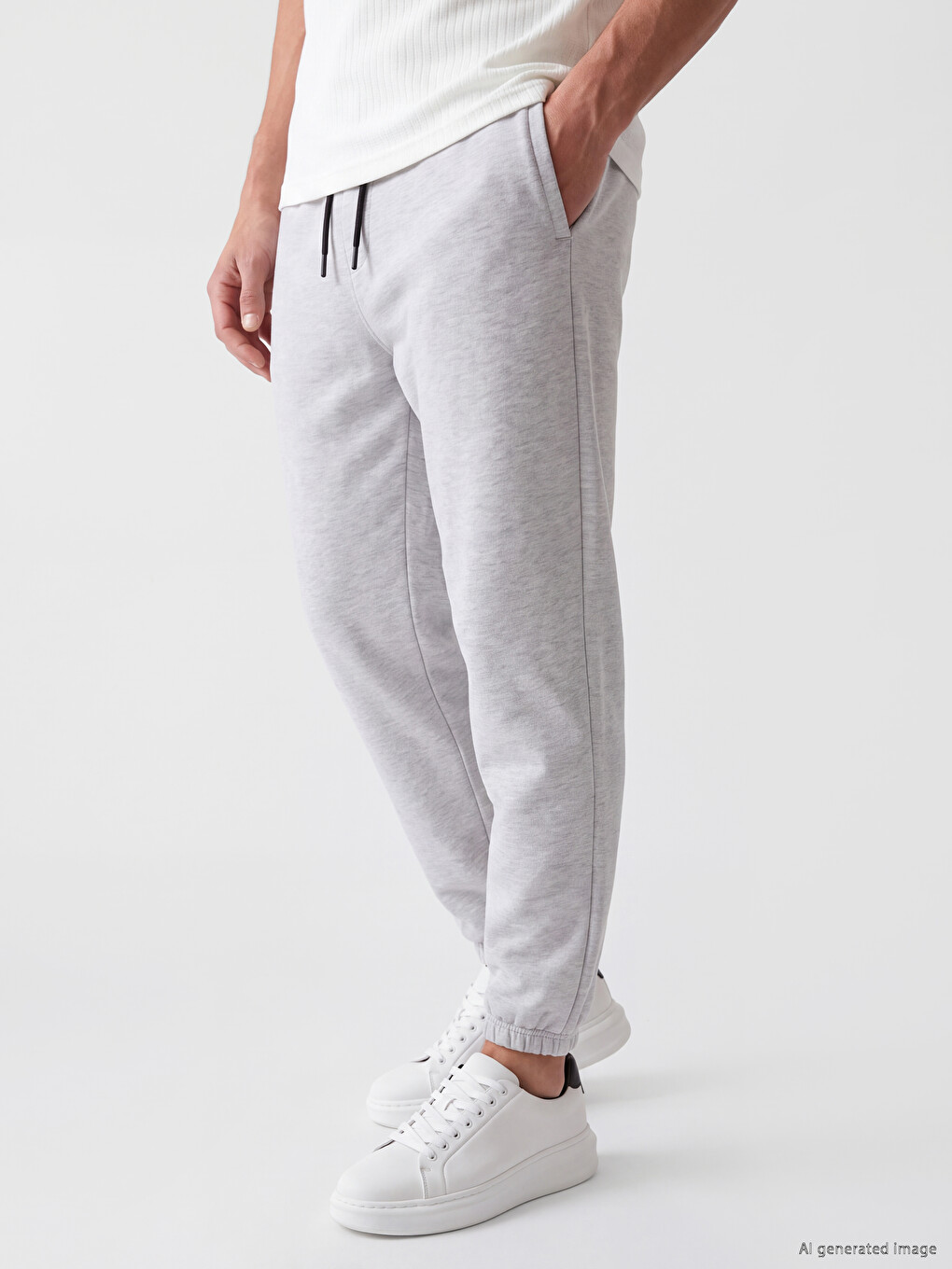 Gri Erkek Jogger Eşofman Altı-1